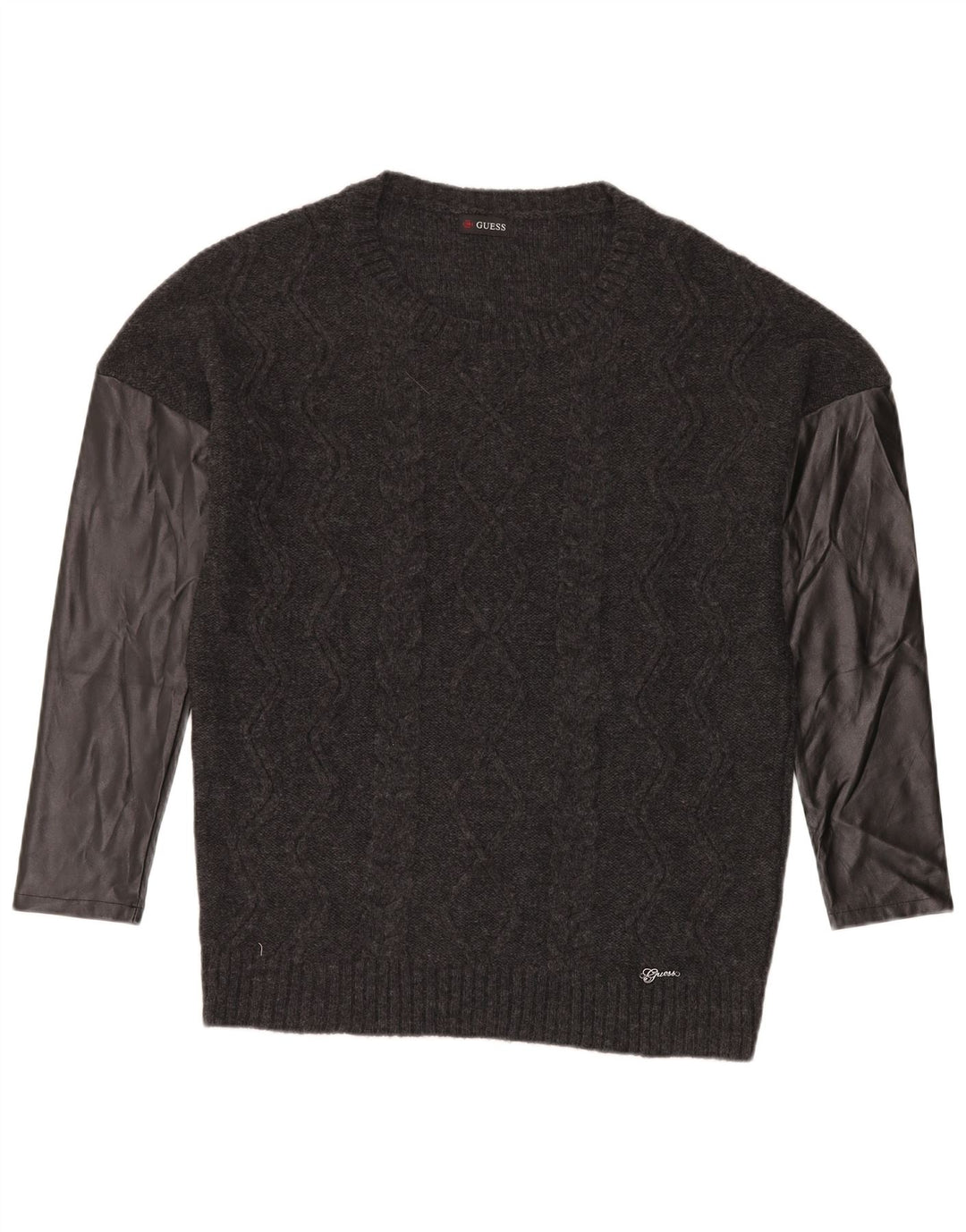 Maglione maglione con scollo a barca da donna Guess UK 20 2XL Grigio