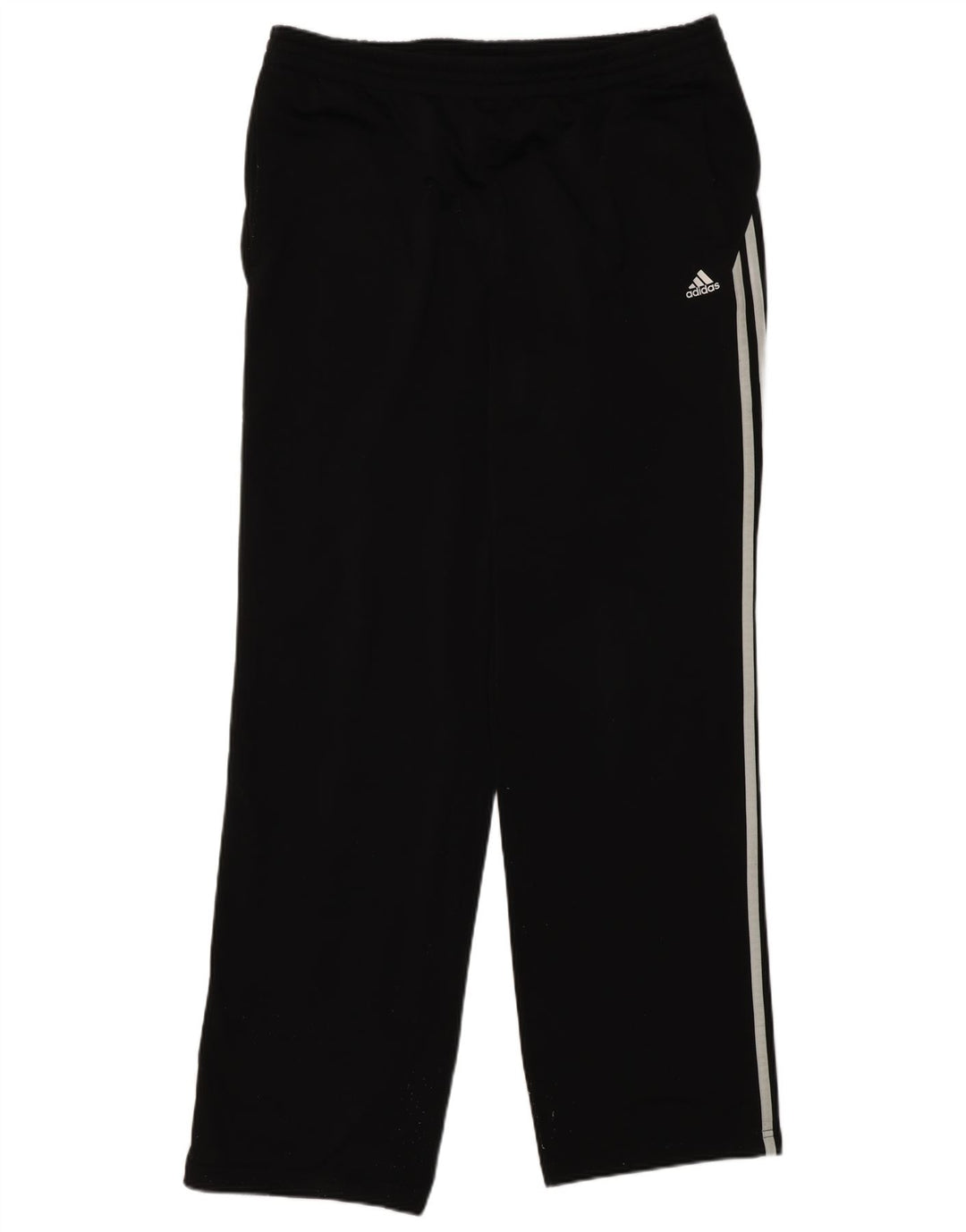 Pantaloni da tuta da uomo Adidas Large neri in poliestere
