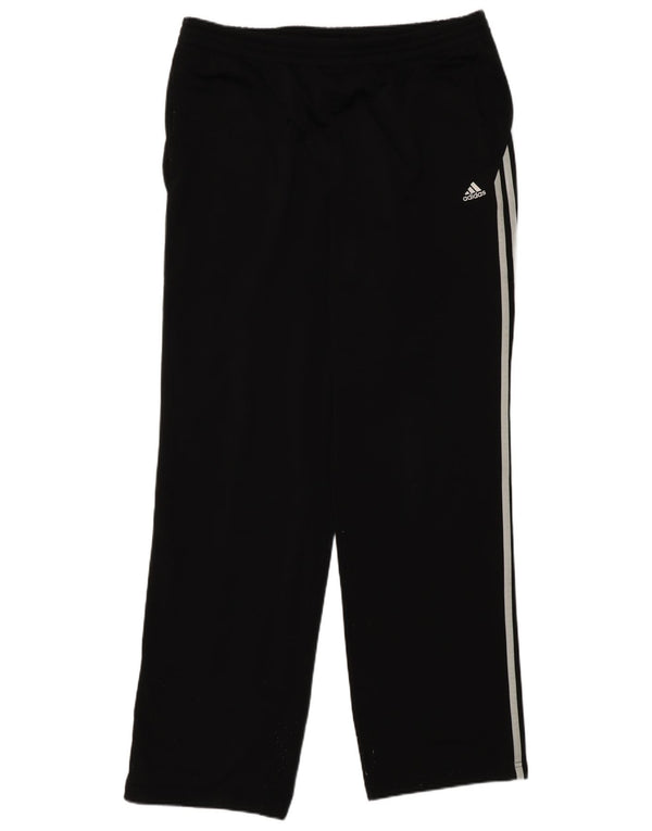 Pantaloni da tuta da uomo Adidas Large neri in poliestere