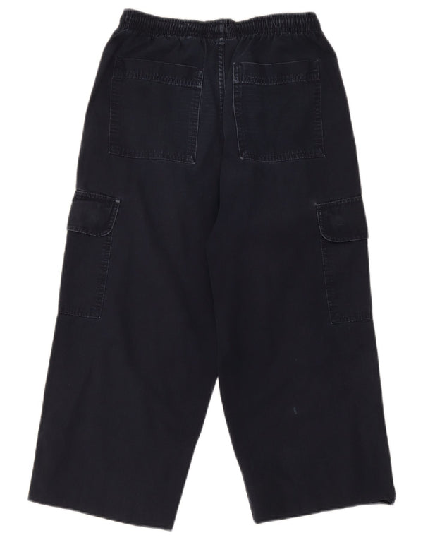 Pantaloni cargo Timberland per ragazze 13-14 anni W32 L19 blu navy a quadri