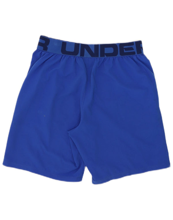 Under Armour Mens Heat Gear Graphic Sport Shorts Large Blue