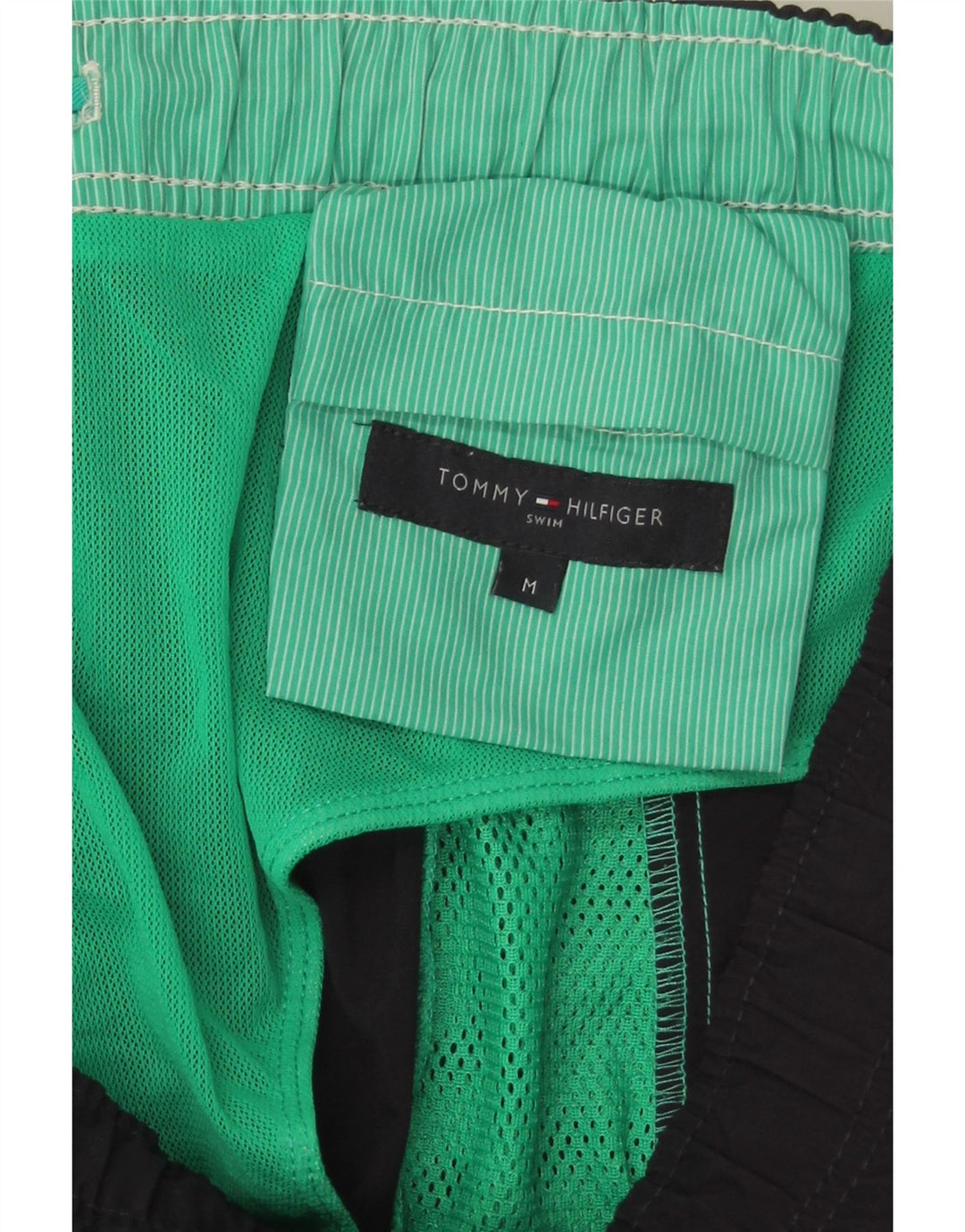 TOMMY HILFIGER Pantaloncini da bagno da uomo medi in nylon blu navy