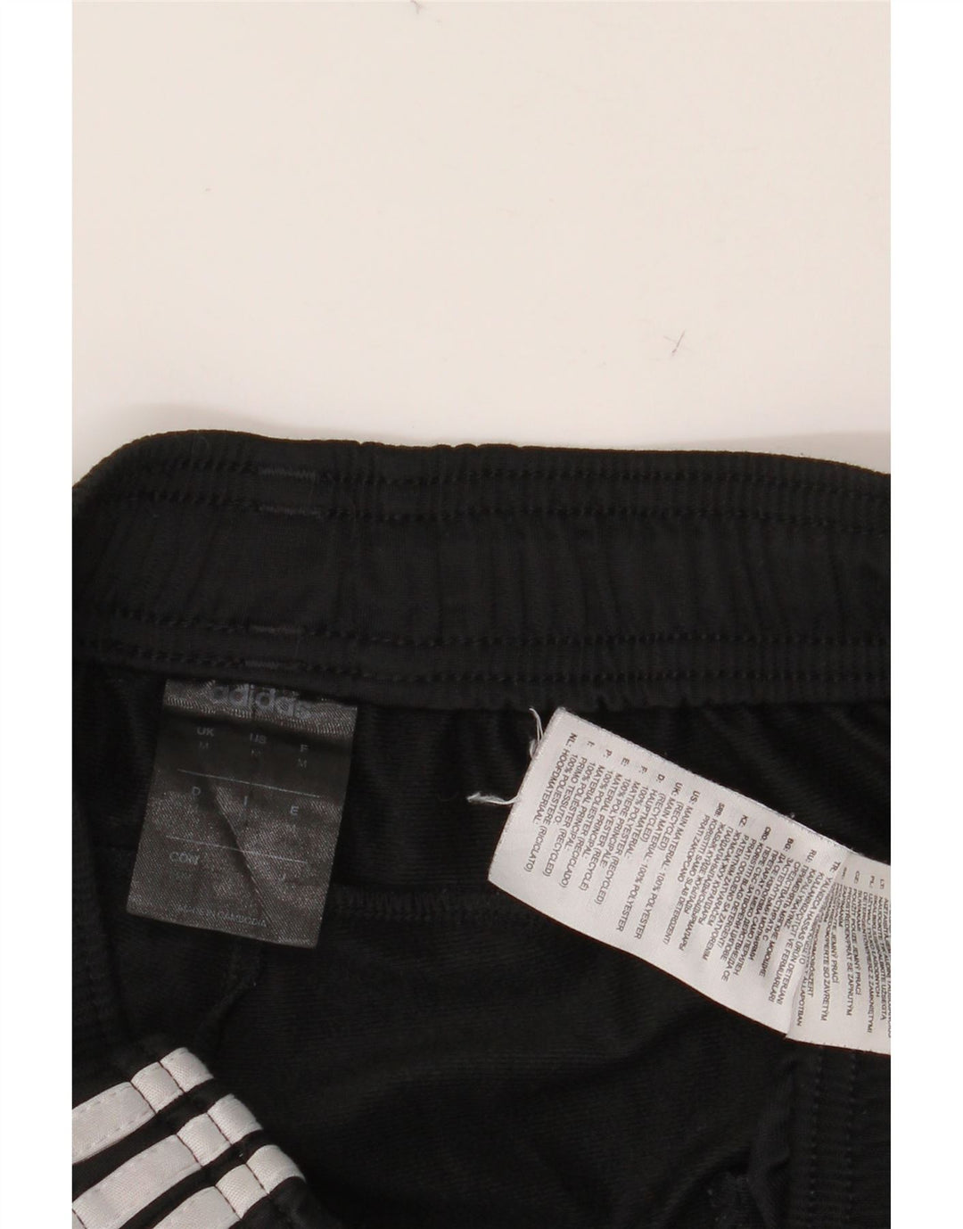 Pantaloni da tuta da uomo ADIDAS medio nero in poliestere