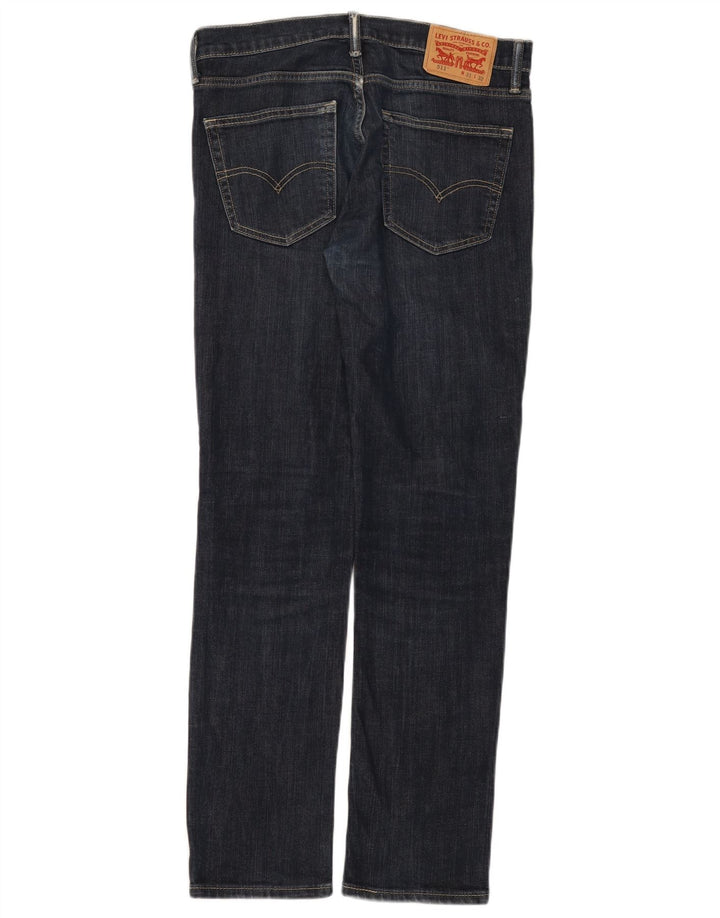 Levi's Uomo 511 Slim Jeans W31 L32 Blu Navy Cotone
