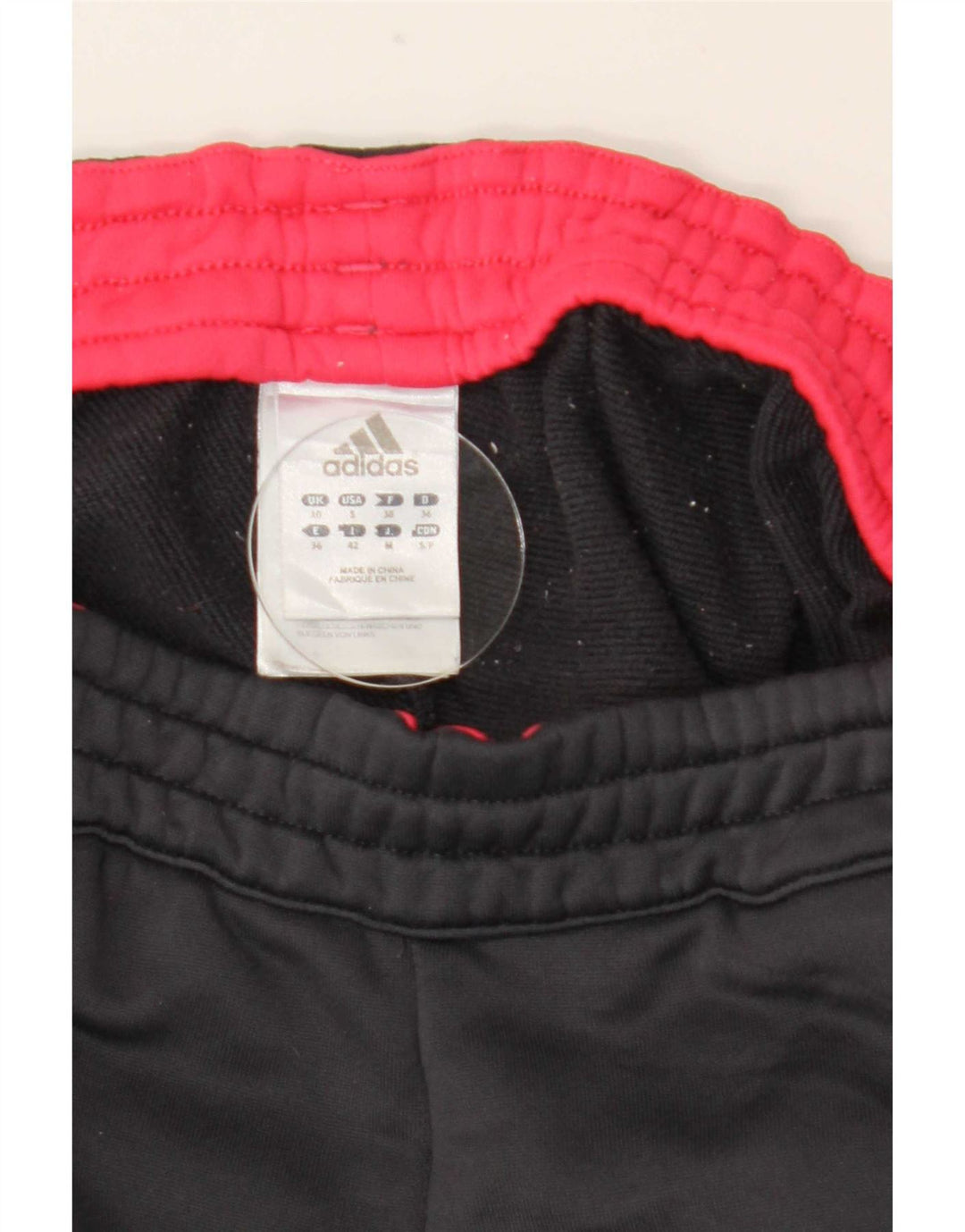 Pantaloni della tuta da donna Adidas UK 10 Small Grigio Poliestere