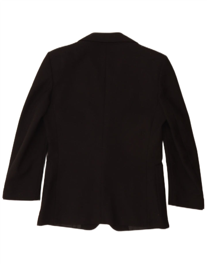 Giacca blazer a 2 bottoni da uomo Renoma EU 46 piccola nera