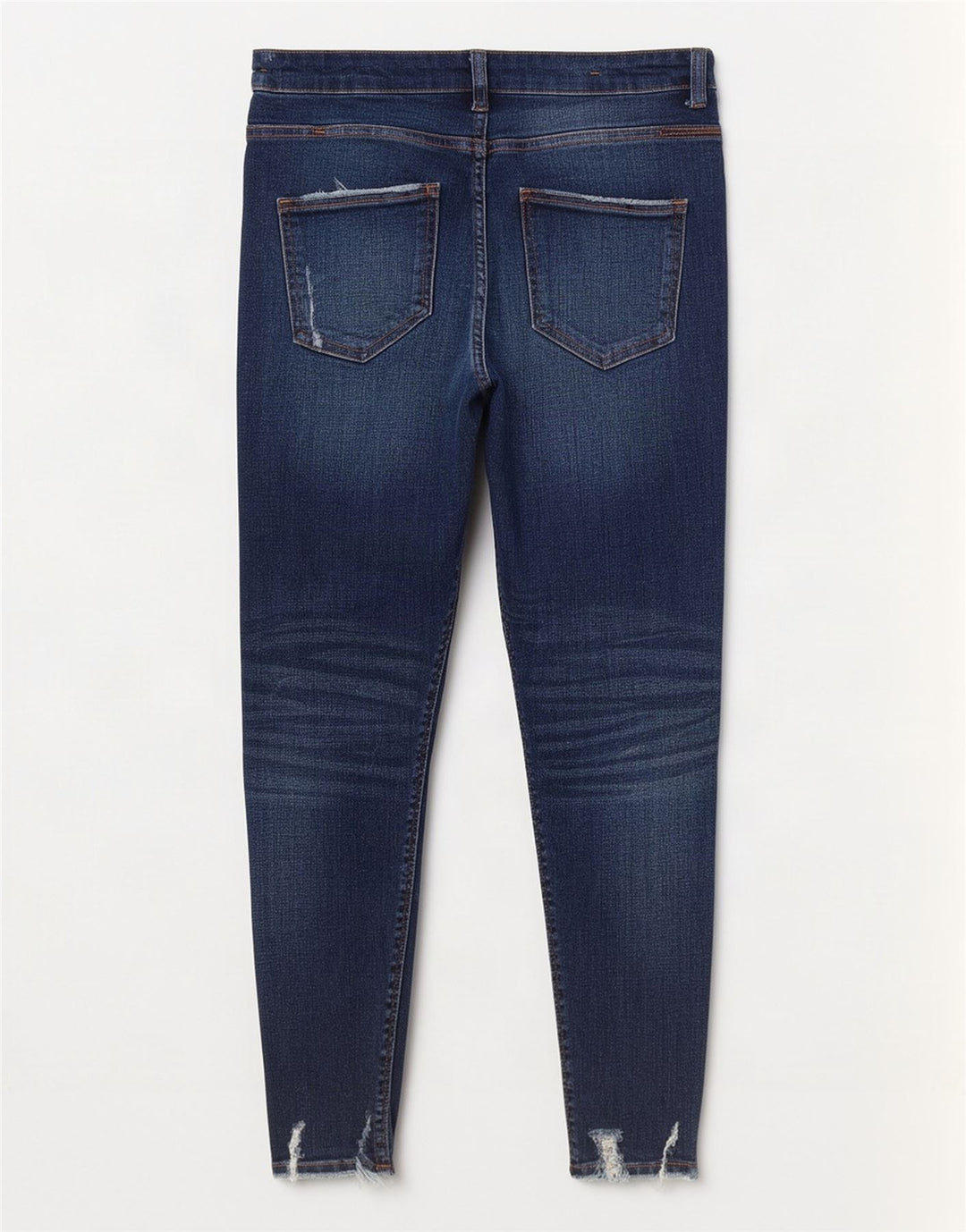 Jeans skinny effetto consumato Zara da uomo EU 40 medio W31 L28 blu