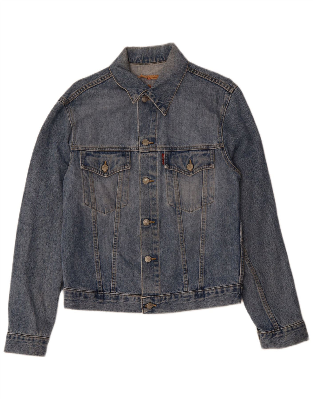 Giacca di jeans da uomo LEVI'S UK 38 Cotone blu medio