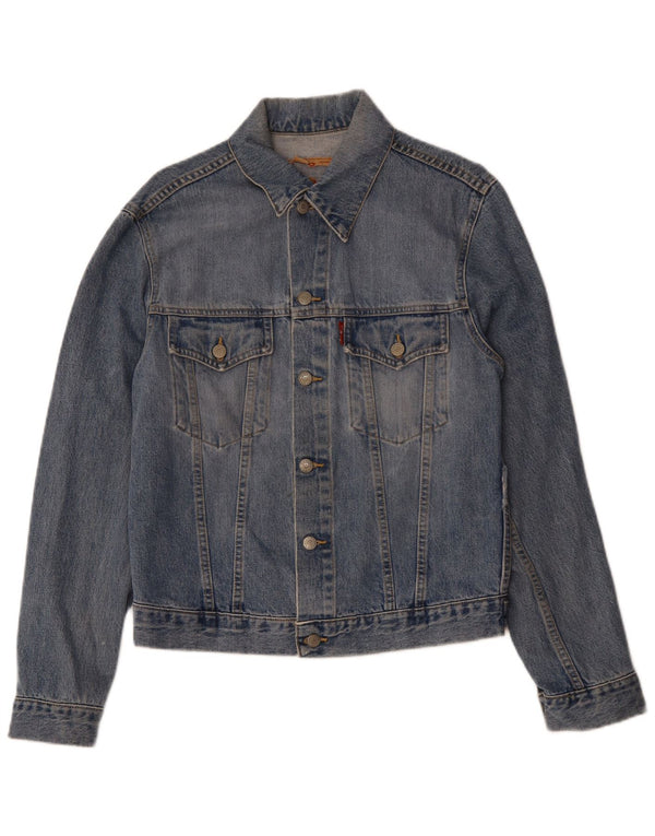 Giacca di jeans da uomo LEVI'S UK 38 Cotone blu medio