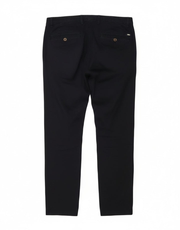 Pantaloni Chino Slim Uomo Liu Jo IT 48 Medio W30 L28 Blu Navy Cotone