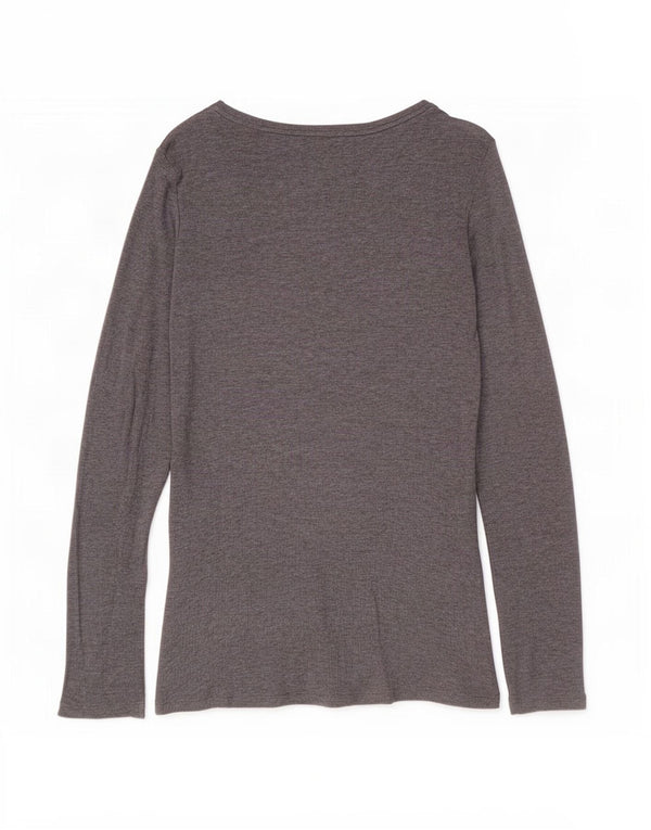 Maglia da donna a maniche lunghe Massimo Dutti UK 10 piccola grigia