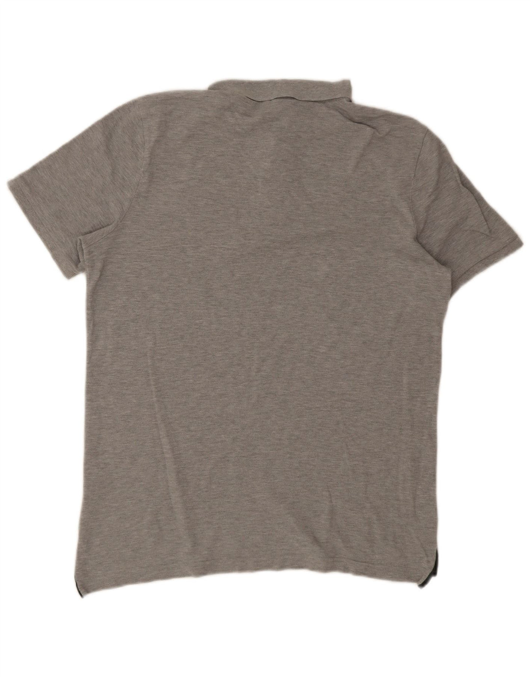 Polo Nike da uomo grande in cotone chiazzato grigio