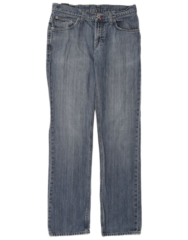 Jeans dritti da uomo Tommy Hilfiger W32 L34 cotone blu