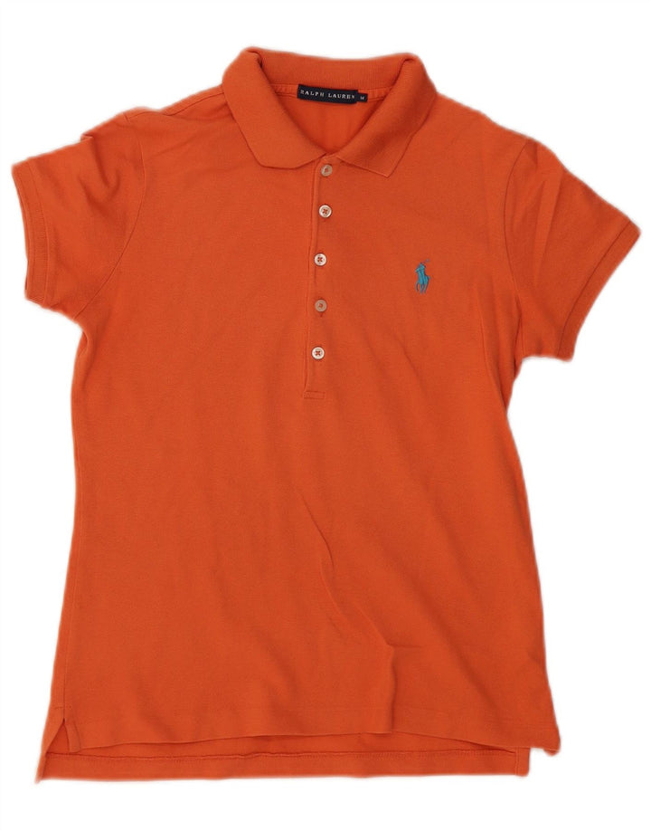 Polo da donna Ralph Lauren UK 12 arancione medio
