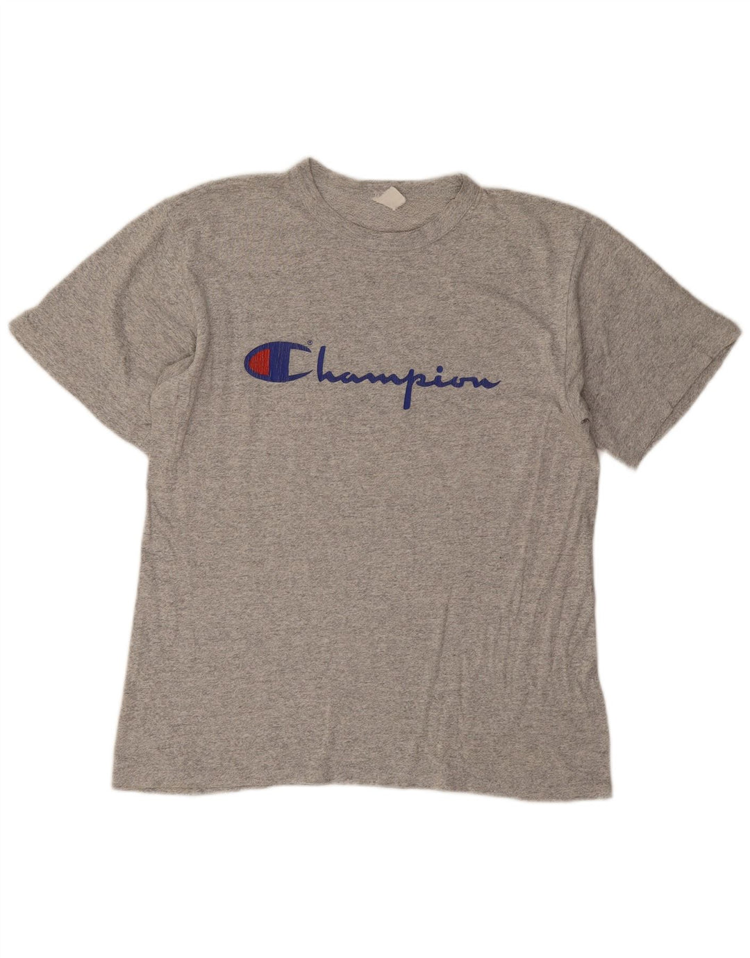 T-shirt grafica da uomo Champion Top grande grigio chiazzato