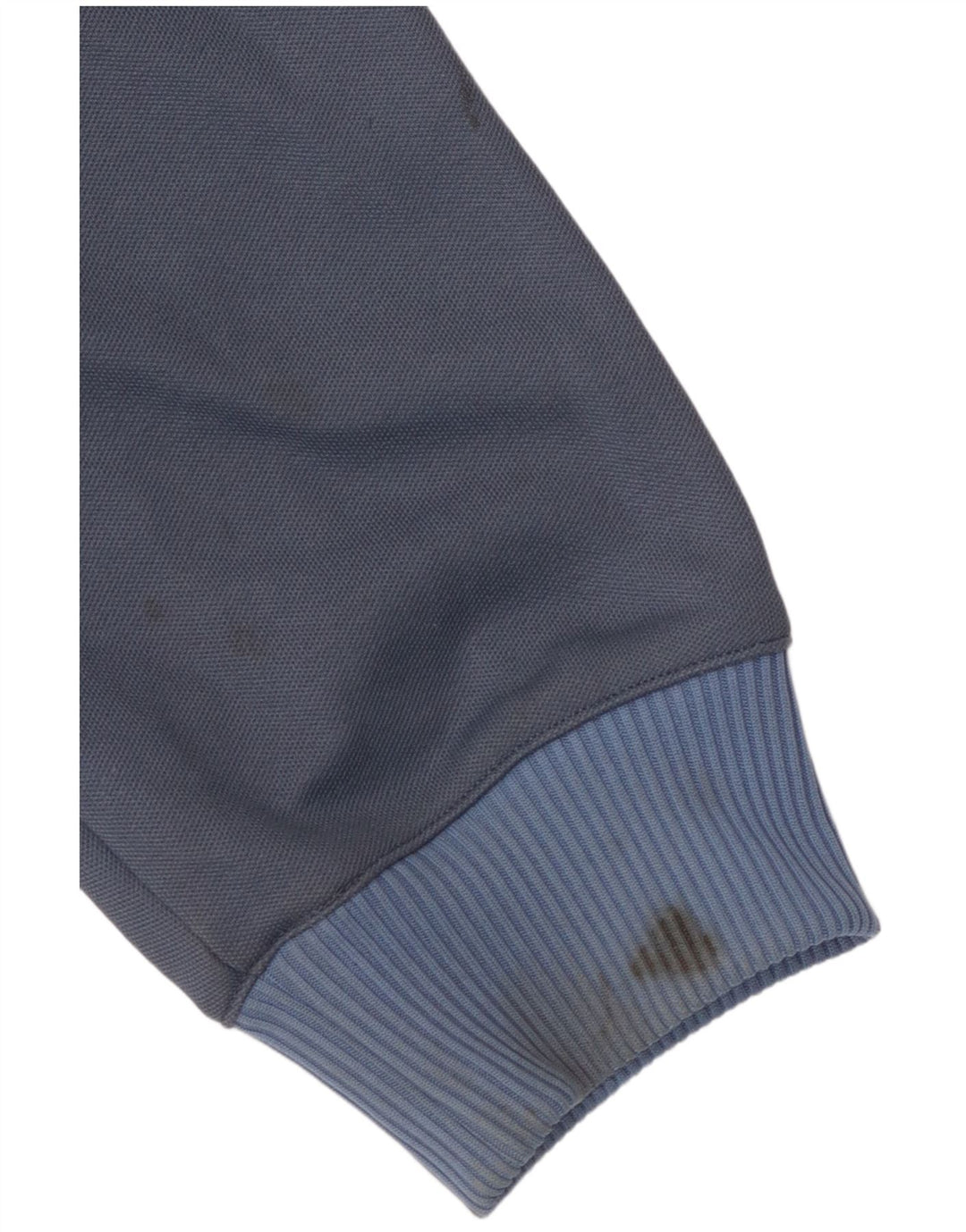 Giacca da ginnastica da uomo Adidas, giacca grande, in cotone a righe blu navy