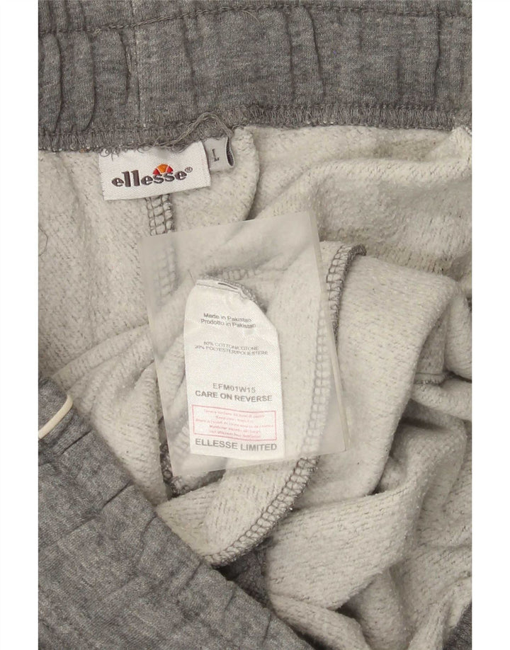 Pantaloni da tuta da donna Ellesse UK 14 Large Grigio Cotone