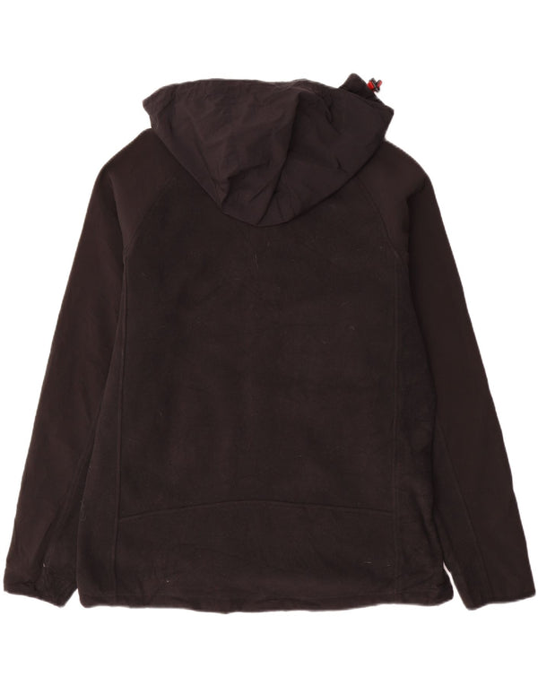 Giacca in pile con cappuccio Marks & Spencer da uomo blu Harbour UK 40 grande nera