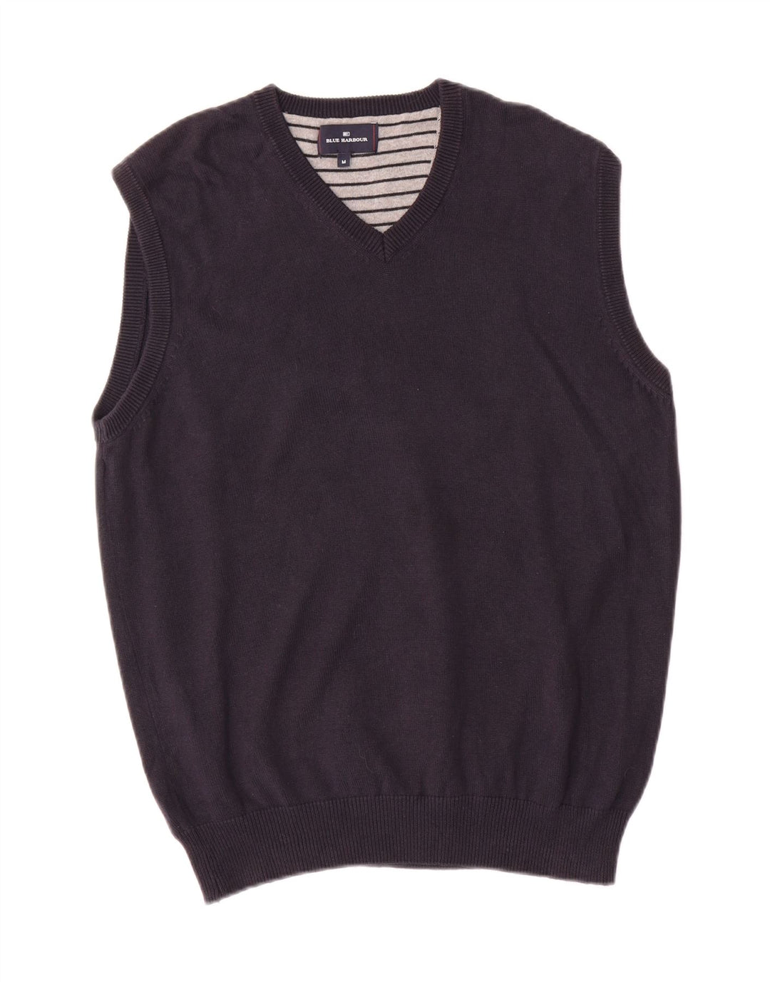 Canotta da uomo Marks & Spencer Blue Harbour Canotta media in cotone blu navy