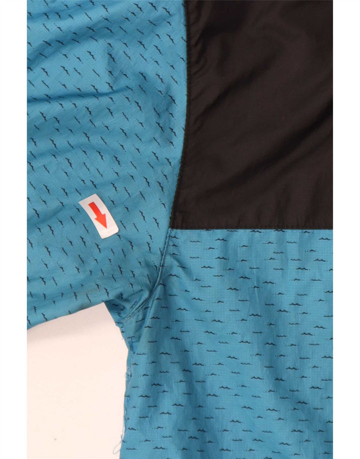Giacca antipioggia da uomo con cappuccio The North Face piccola blu in poliestere