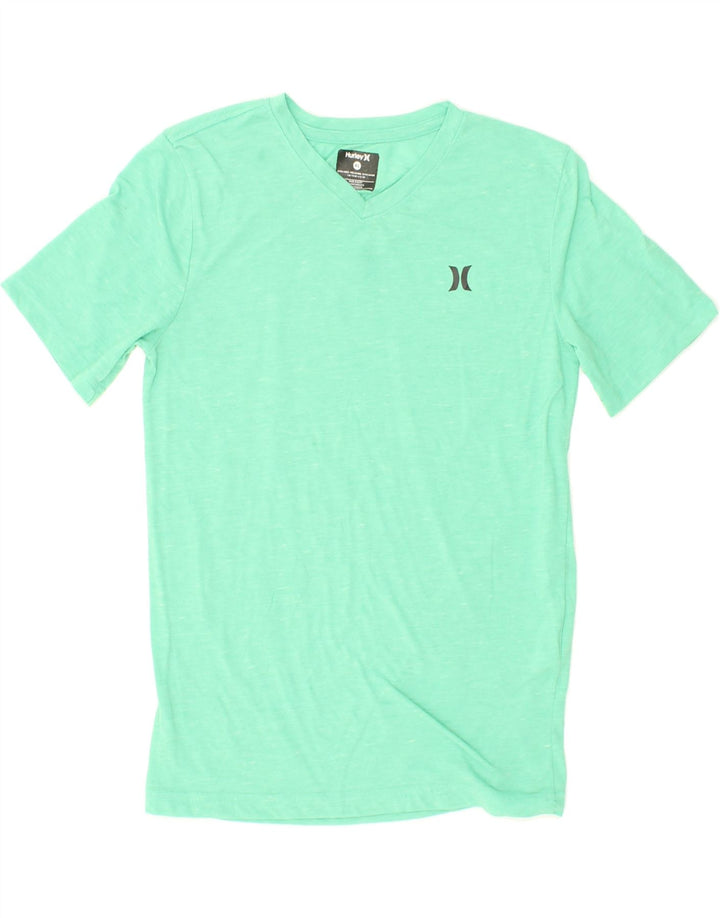 HURLEY Boys T-Shirt Top 14-15 Years XL Turquoise Polyester Vintage Hurley and Second-Hand Hurley from Messina Hembry 