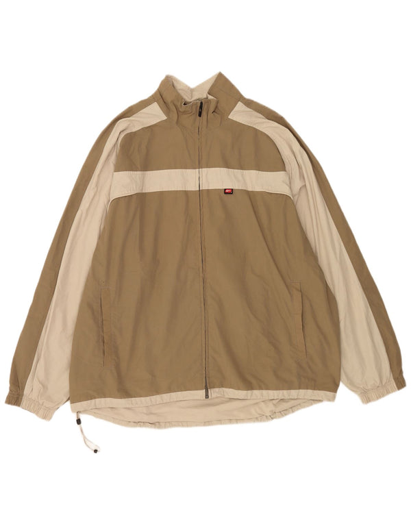Giacca da ginnastica grafica da uomo Nike UK 45/47 XL Beige Colourblock