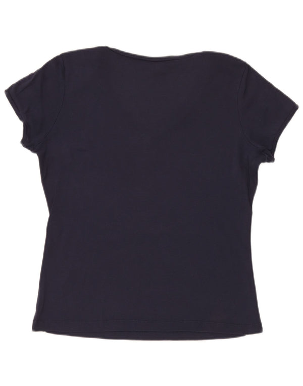 T-shirt da donna Lotto Top UK 20 2XL Blu navy