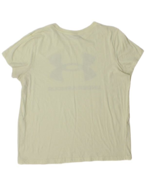 Maglietta grafica da donna Under Armour Top UK 18 XL Verde