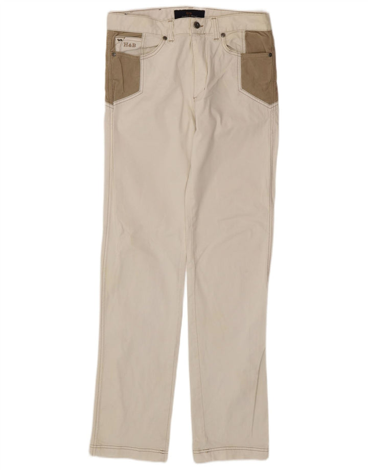 Pantaloni casual da uomo HARMONT & BLAINE IT 48 Medio W33 L34 Bianco