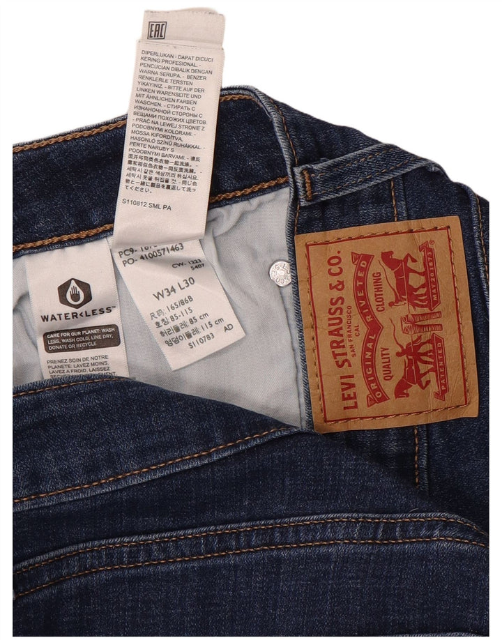 Jeans Levi's da donna 725 bootcut a vita alta W34 L30 cotone blu navy