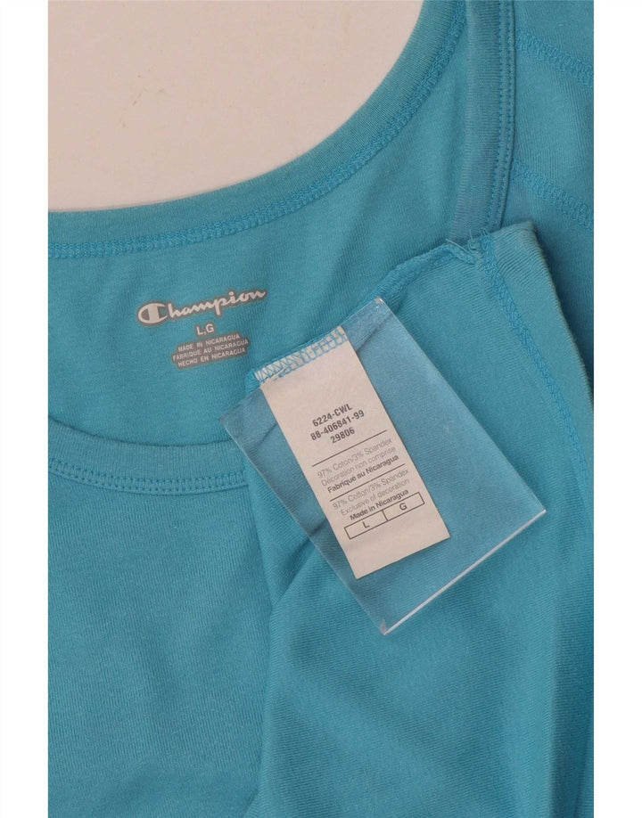 Canotta da donna Champion UK 14 grande cotone blu