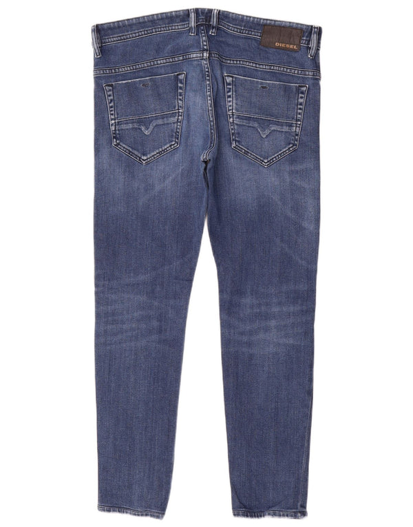 Jeans slim da uomo Diesel W34 L29 cotone blu
