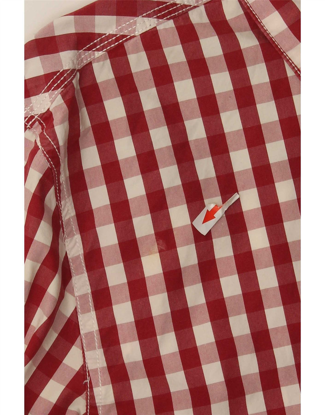 Camicia da uomo Fat Face XL in cotone a quadretti rossi