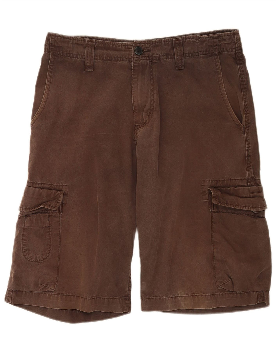 Shorts Cargo Bermuda da Uomo Carhartt W30 Medio Marrone Cotone
