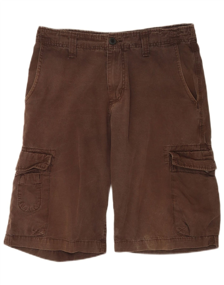 Shorts Cargo Bermuda da Uomo Carhartt W30 Medio Marrone Cotone