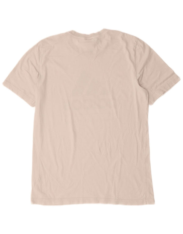 T-shirt grafica da uomo Adidas Top in cotone bianco medio
