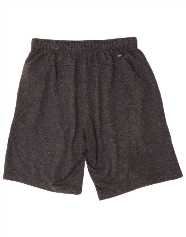 Pantaloncini sportivi Nike Dri Fit da uomo piccoli in viscosa chiazzata grigia