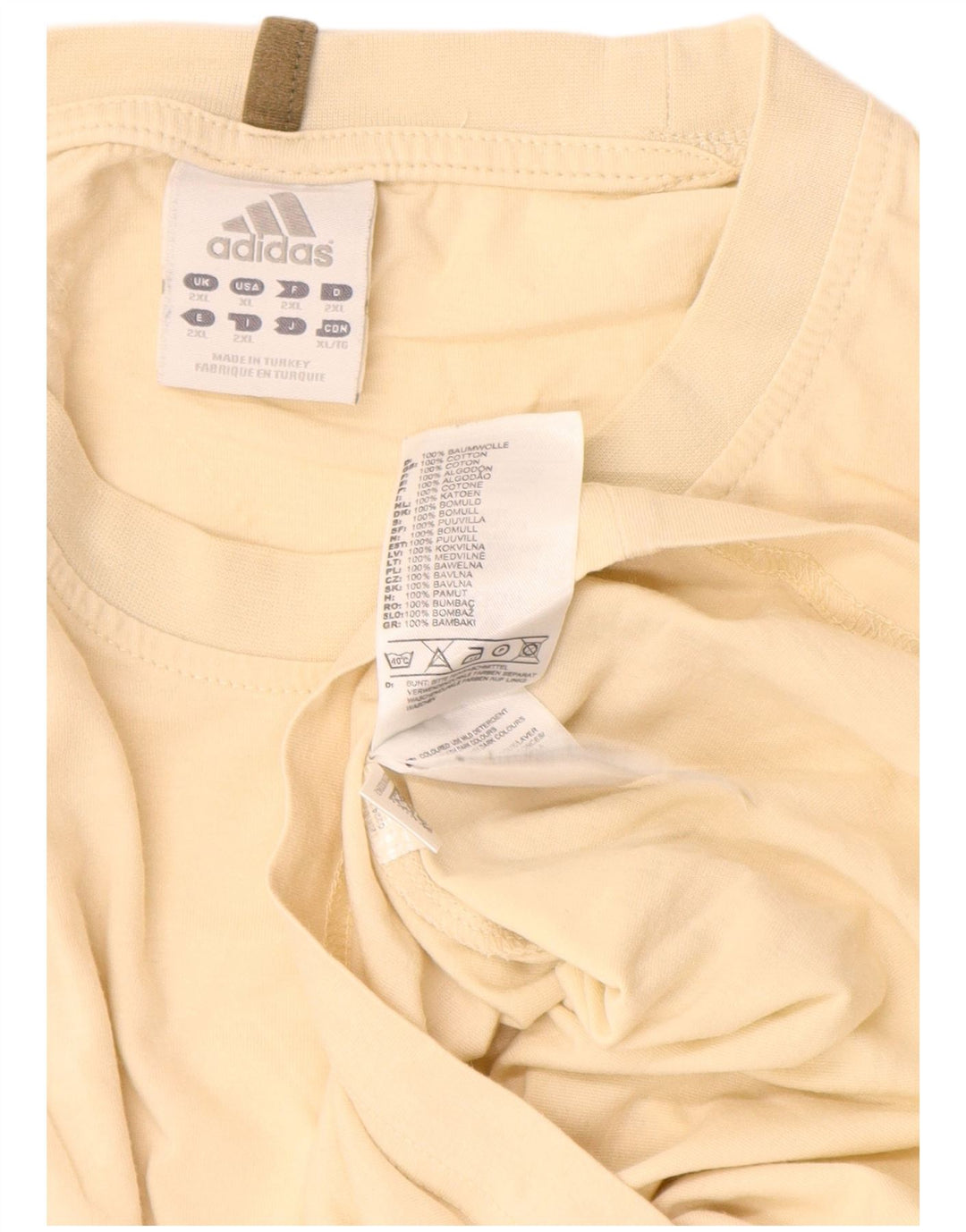 Maglietta Adidas da uomo Top 2XL Beige