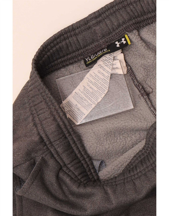 Pantaloni da tuta con grafica da ragazzo Under Armour 11-12 anni Large Grigi