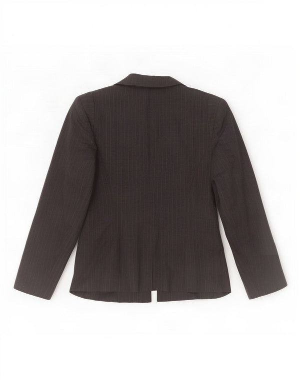Giacca blazer da uomo a 1 bottone Phase Eight UK 12 Gessato grigio medio