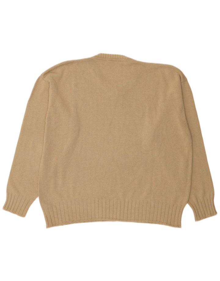 Maglione da uomo con scollo a V Dockers 2XL cotone beige