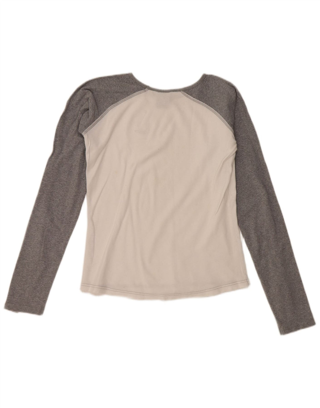 Top NIKE da donna a maniche lunghe UK 10/12 Medium White Colourblock