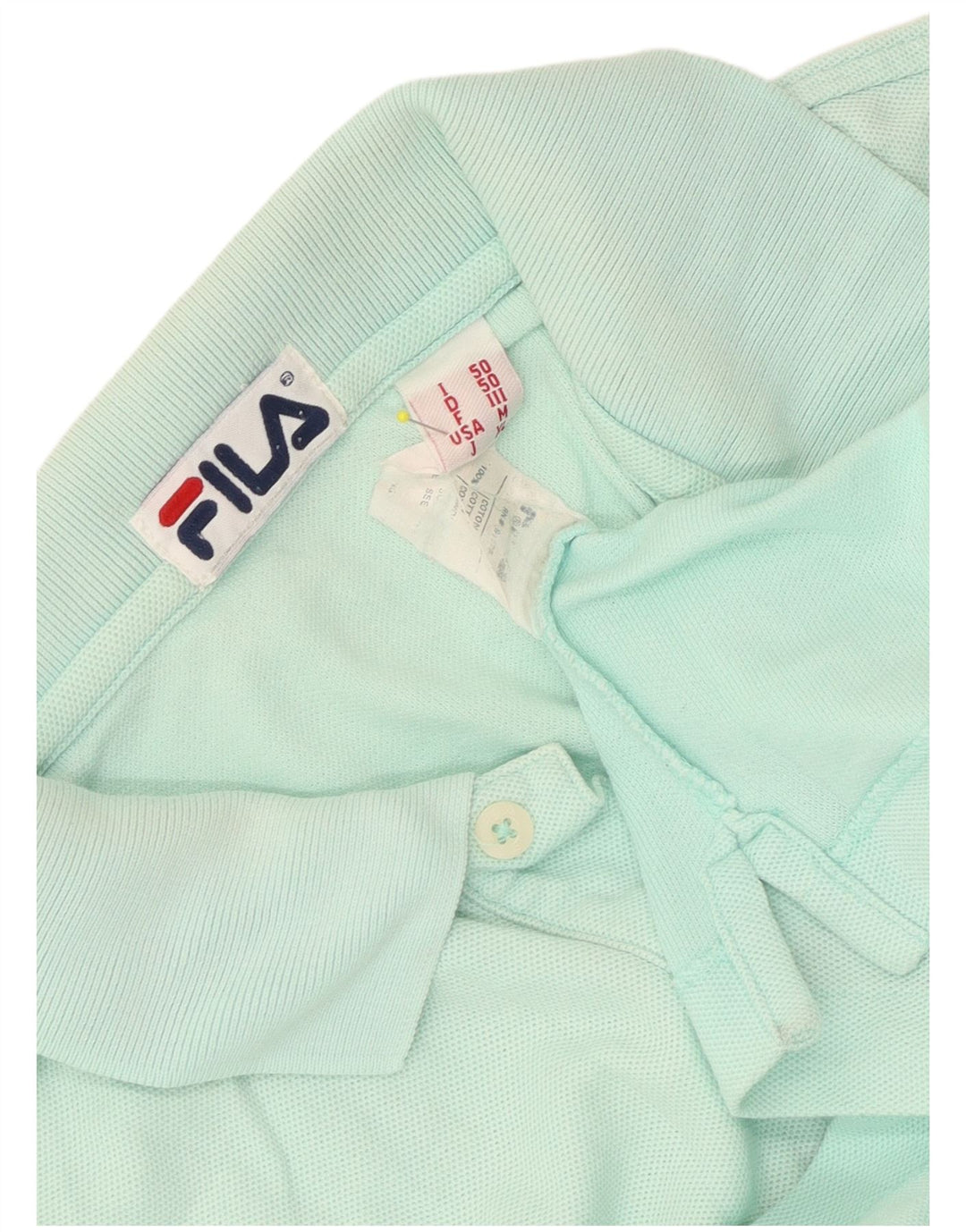 Polo Uomo FILA Cotone Medio Turchese