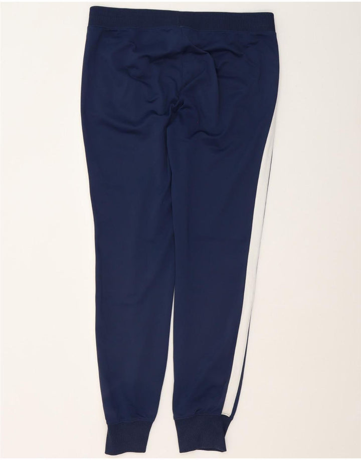Pantaloni da tuta da uomo Nike, pantaloni da jogging, grandi, in poliestere color block blu navy