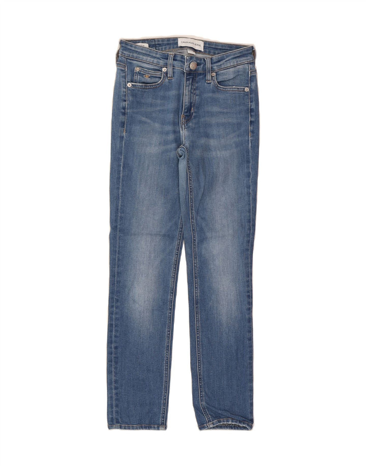 CALVIN KLEIN Womens Slim Jeans W25 L26 Blue Vintage Calvin Klein and Second-Hand Calvin Klein from Messina Hembry 