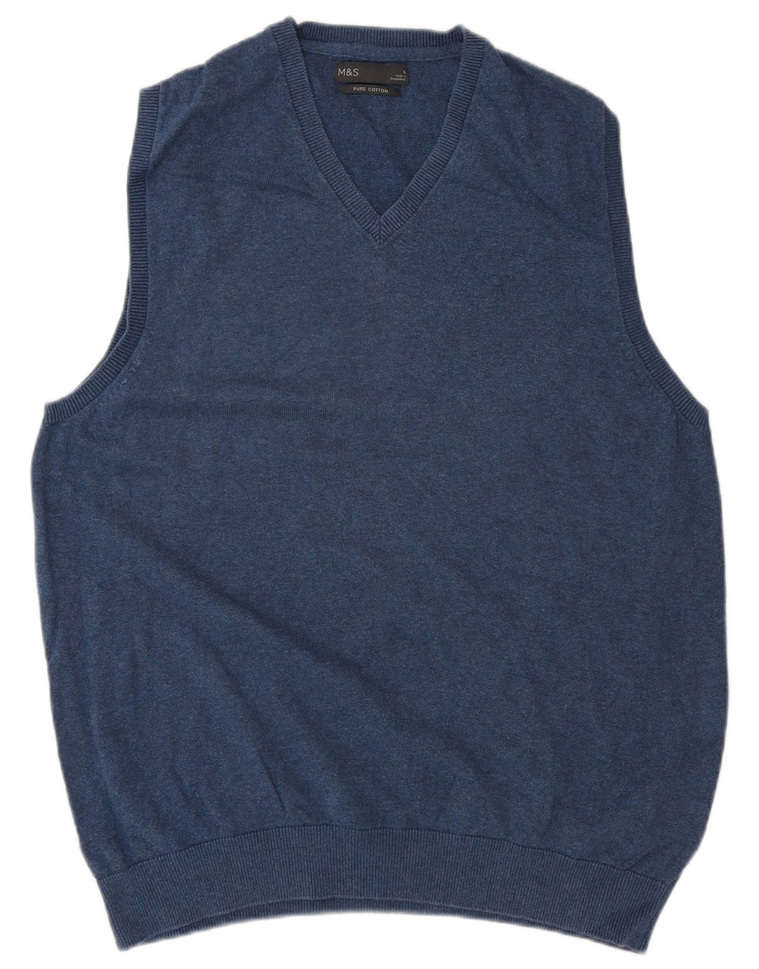 Canotta da uomo Marks & Spencer grande in cotone blu navy