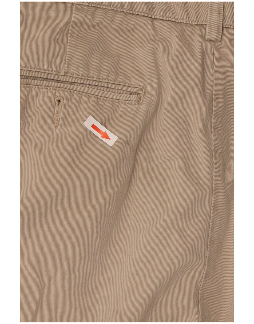 POLO RALPH LAUREN Pantaloncini chino con pegging da uomo W33 Cotone beige medio