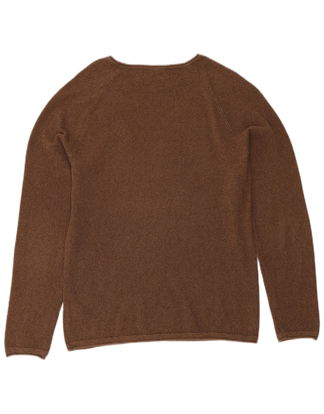 Jack & Jones Maglione da uomo con scollo a barca in cotone marrone medio