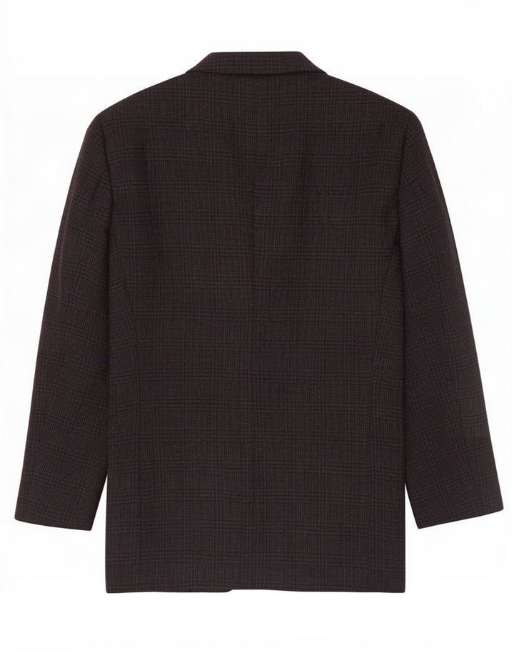 Giacca blazer da uomo a 2 bottoni Armani Collezioni UK 38 pied de poule grigio medio