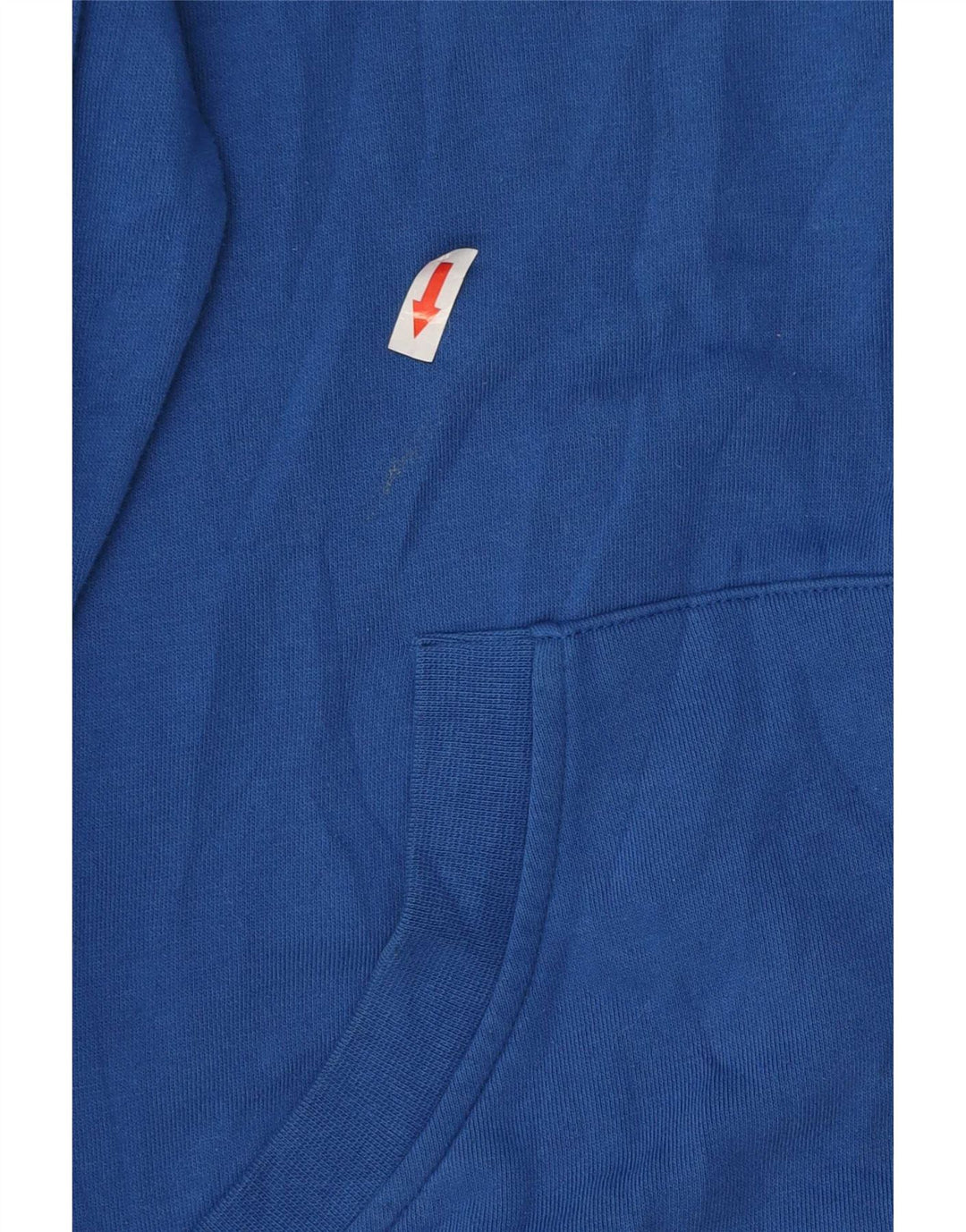 Felpa con cappuccio grafica da uomo Asics in cotone blu medio